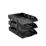 tasouq online shop uae DELI 3 Tier Plastic Document Tray Black.webp Desk & Office Requisites Desktop Organisers dubai abudhabi ajman sharjah ecommerce fujairah rak uaq website shopping deals for sale price