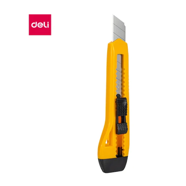 tasouq online shop uae Deli 2061 Utility Knife 18mm Blade 100x18x0.5mm.webp Desk & Office Requisites Blades / Cutters dubai abudhabi ajman sharjah ecommerce fujairah rak uaq website shopping deals for sale price