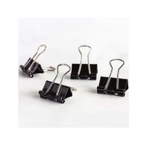 tasouq online shop uae Deluxe Black Binder Clips 15mm 12clips pack.webp Desk & Office Requisites Binder Clips dubai abudhabi ajman sharjah ecommerce fujairah rak uaq website shopping deals for sale price