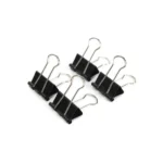 tasouq online shop uae Deluxe Black Binder Clips 19mm 12clips pack.webp Desk & Office Requisites Binder Clips dubai abudhabi ajman sharjah ecommerce fujairah rak uaq website shopping deals for sale price