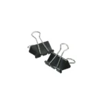tasouq online shop uae Deluxe Black Binder Clips 25mm 12clips pack.webp Desk & Office Requisites Binder Clips dubai abudhabi ajman sharjah ecommerce fujairah rak uaq website shopping deals for sale price