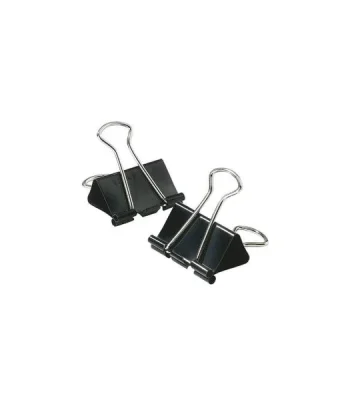tasouq online shop uae Deluxe Black Binder Clips 25mm 12clips pack.webp Desk & Office Requisites Binder Clips dubai abudhabi ajman sharjah ecommerce fujairah rak uaq website shopping deals for sale price