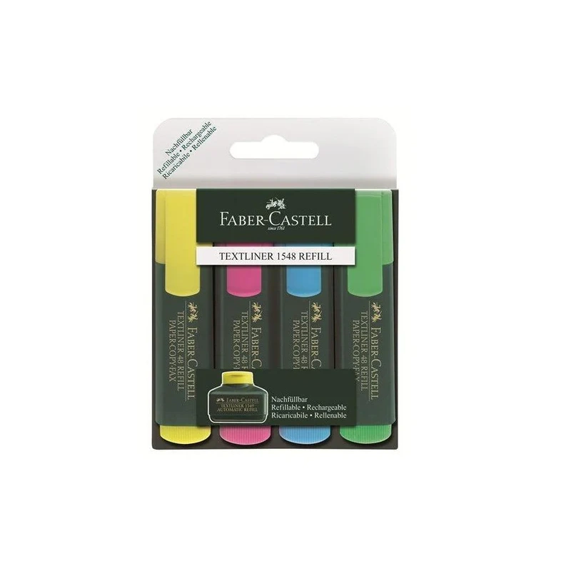 Faber-Castell-Highlighter-Assorted-4-pack.webp tasouq online shop uae Faber Castell Highlighter Assorted 4 pack.webp Desk & Office Requisites Highlighter dubai abudhabi ajman sharjah ecommerce fujairah rak uaq website shopping deals for sale price