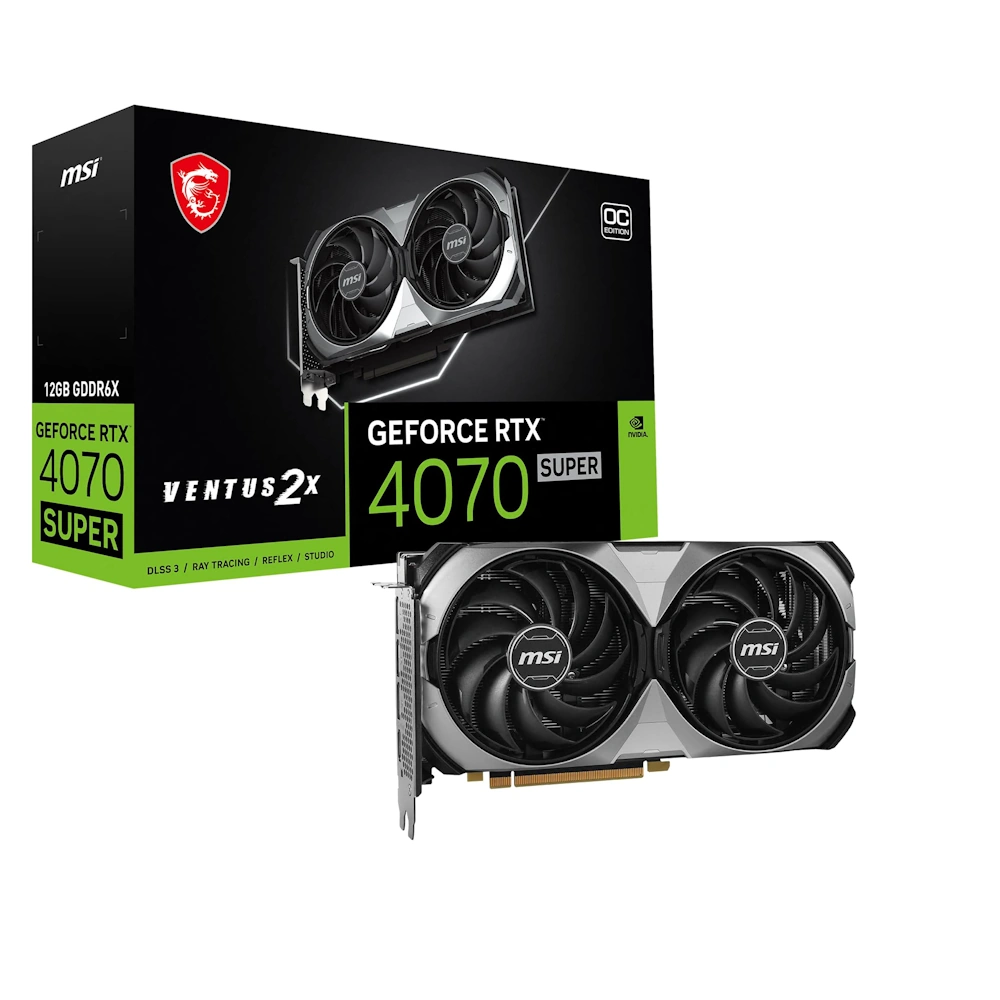 tasouq online shop uae Nvidia GeForce RTX 4070 Super 12 GB MSI Ventus 2X.webp Computers & Laptops Graphic Card dubai abudhabi ajman sharjah ecommerce fujairah rak uaq website shopping deals for sale price
