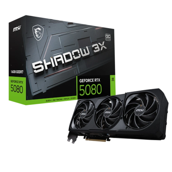 tasouq online shop uae Nvidia GeForce RTX 5080 16 GB GDDR7 MSI Shadow 3X.webp Computers & Laptops Graphic Card dubai abudhabi ajman sharjah ecommerce fujairah rak uaq website shopping deals for sale price