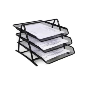 tasouq online shop uae Partner Metal Mesh 3 Tier Document Tray Black.webp Desk & Office Requisites Desktop Organisers dubai abudhabi ajman sharjah ecommerce fujairah rak uaq website shopping deals for sale price