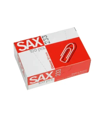 tasouq online shop uae Sax Paper Clips 233 30mm 100clips pack.webp Desk & Office Requisites Paper Clips dubai abudhabi ajman sharjah ecommerce fujairah rak uaq website shopping deals for sale price