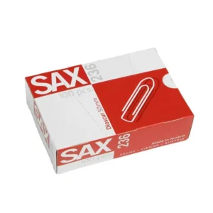 tasouq online shop uae Sax Paper Clips 236 50mm 100clips pack.webp Desk & Office Requisites Paper Clips dubai abudhabi ajman sharjah ecommerce fujairah rak uaq website shopping deals for sale price