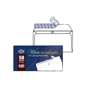 tasouq online shop uae White Envelope Peel Seal 115x225mm 80gsm Pack of 50.webp Desk & Office Requisites Envelopes dubai abudhabi ajman sharjah ecommerce fujairah rak uaq website shopping deals for sale price