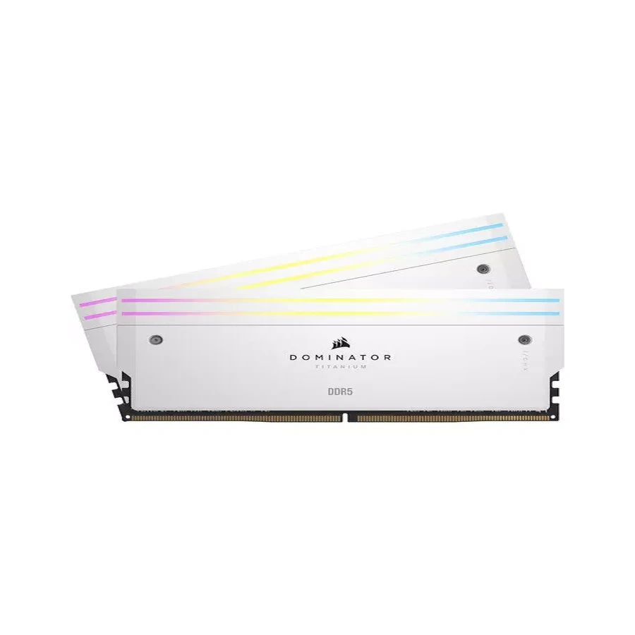 tasouq online shop uae 32GB DDR5 16x2 6400 MT s CL32 Corsair Dominator Titanium White.webp Computers & Laptops Memory dubai abudhabi ajman sharjah ecommerce fujairah rak uaq website shopping deals for sale price