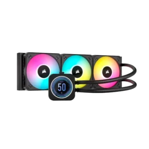 tasouq online shop uae Corsair ICUE H150i Elite XT LCD 360mm AIO CPU Cooler Black.webp Computers & Laptops CPU Cooler dubai abudhabi ajman sharjah ecommerce fujairah rak uaq website shopping deals for sale price