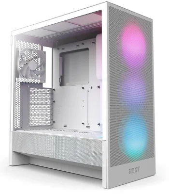 tasouq online shop uae NZXT H5 Flow 2024 Mid Tower PC Case White RGB.webp Computers & Laptops ATX Case dubai abudhabi ajman sharjah ecommerce fujairah rak uaq website shopping deals for sale price