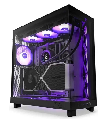 tasouq online shop uae NZXT H6 Flow Dual Chamber PC Case Black RGB.webp Computers & Laptops Computer Cases dubai abudhabi ajman sharjah ecommerce fujairah rak uaq website shopping deals for sale price