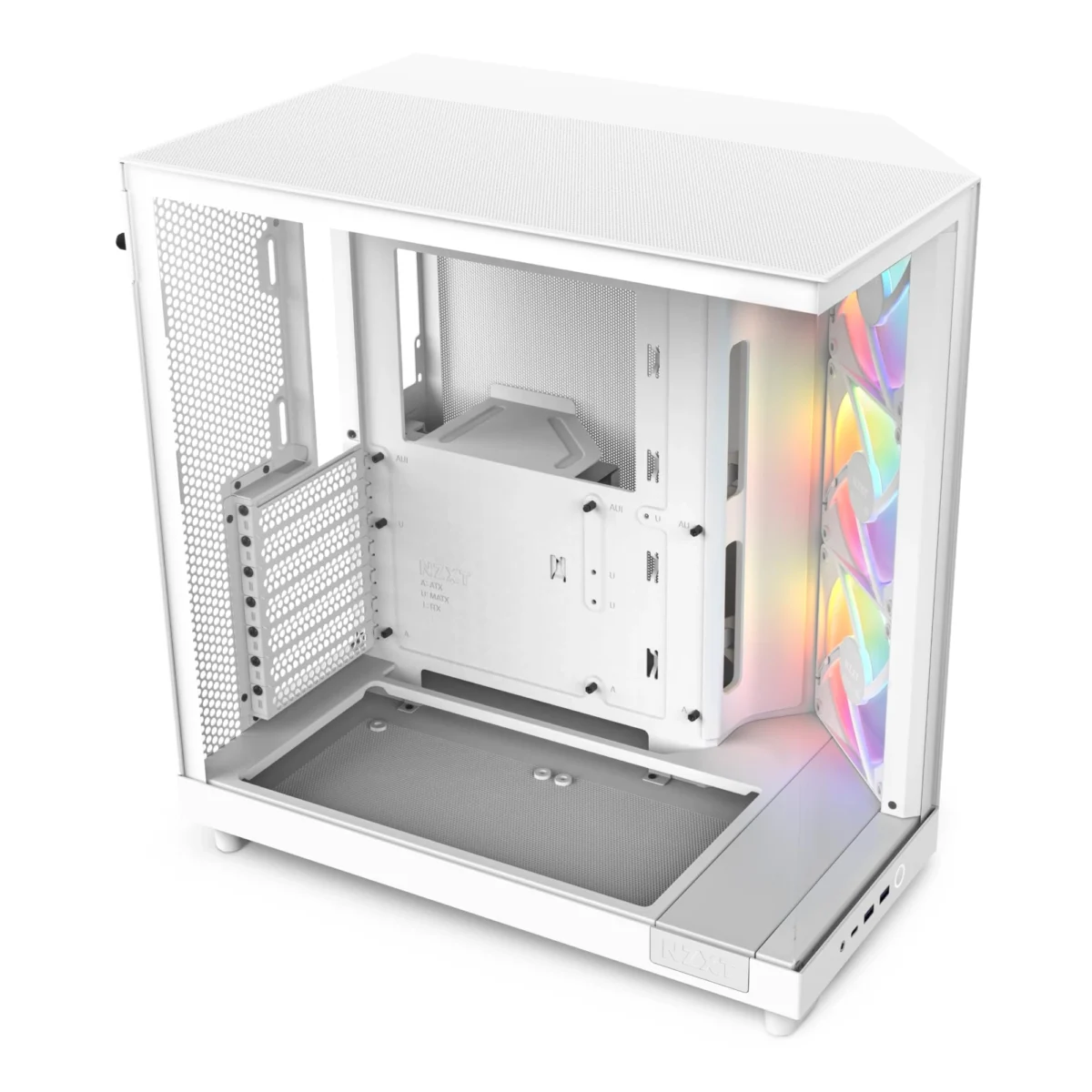 tasouq online shop uae NZXT H6 Flow Dual Chamber PC Case White RGB 2.webp Computers & Laptops Computer Cases dubai abudhabi ajman sharjah ecommerce fujairah rak uaq website shopping deals for sale price