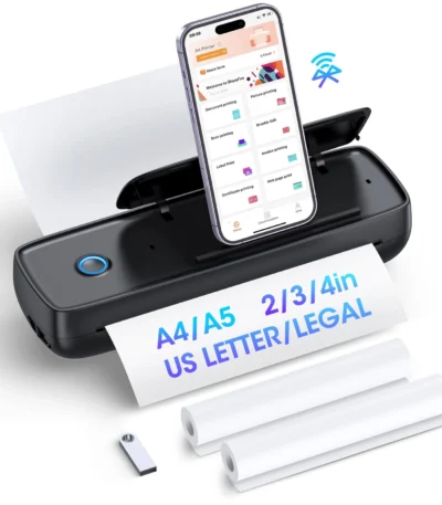 tasouq online shop uae Thermal Label Printer A4 Mini Wireless PrintersAndroid and iOS Phone Support.webp Printer Scanner Copier Home Automation dubai abudhabi ajman sharjah ecommerce fujairah rak uaq website shopping deals for sale price