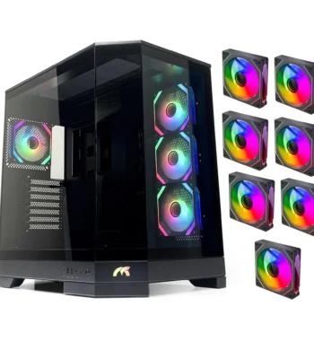 tasouq online shop uae Tortox Prism Versatile Gaming PC Case 7 ARGB FANS Black.webp Computers & Laptops CPU Cooler dubai abudhabi ajman sharjah ecommerce fujairah rak uaq website shopping deals for sale price