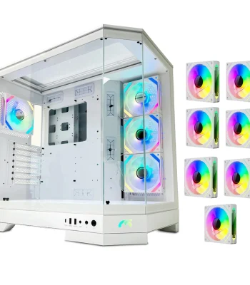 tasouq online shop uae Tortox Prism Versatile Gaming PC Case 7 ARGB FANS White.webp Computers & Laptops CPU Cooler dubai abudhabi ajman sharjah ecommerce fujairah rak uaq website shopping deals for sale price