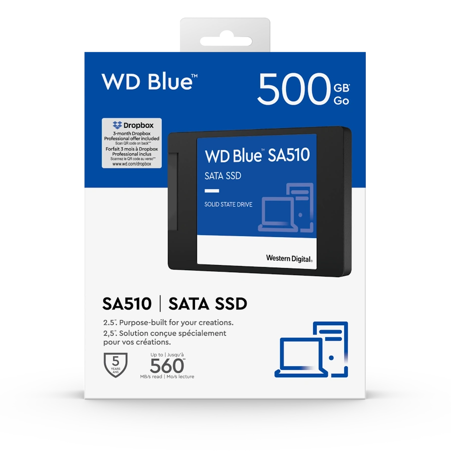 WD-SSD-500GB-Blue-WDS500G2B0A.webp tasouq online shop uae WD SSD 500GB Blue WDS500G2B0A.webp Computers & Laptops Parts & Components dubai abudhabi ajman sharjah ecommerce fujairah rak uaq website shopping deals for sale price