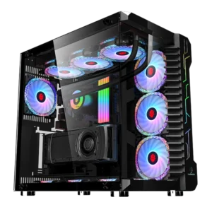 tasouq online shop uae WJ COOLMAN X6 ARGB 6 FAN BLACK.webp Computers & Laptops ATX Case dubai abudhabi ajman sharjah ecommerce fujairah rak uaq website shopping deals for sale price