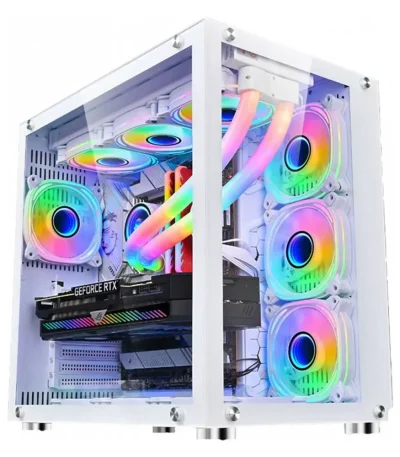 tasouq online shop uae WJ Coolman ROBIN ATX Gaming Case With 7 ARGB Fans White WJ CM ROBINII W 2.webp Computers & Laptops ATX Case dubai abudhabi ajman sharjah ecommerce fujairah rak uaq website shopping deals for sale price